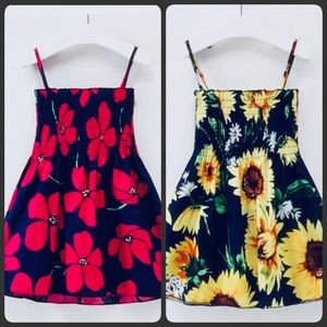 Brand New Little Girls Floral Dresses